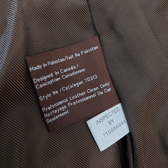 Danier Brown Leather jacket - Picture 5 of 7